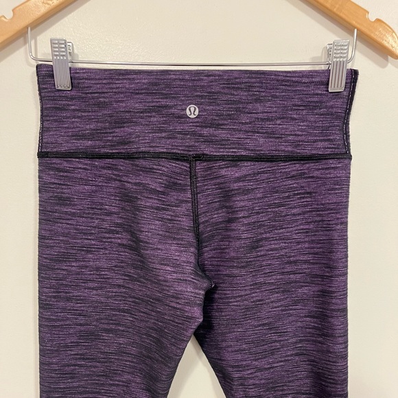 Lululemon Wunder Under Pant *Denim Reversible Slub Denim Tender Violet 6 - Picture 12 of 16